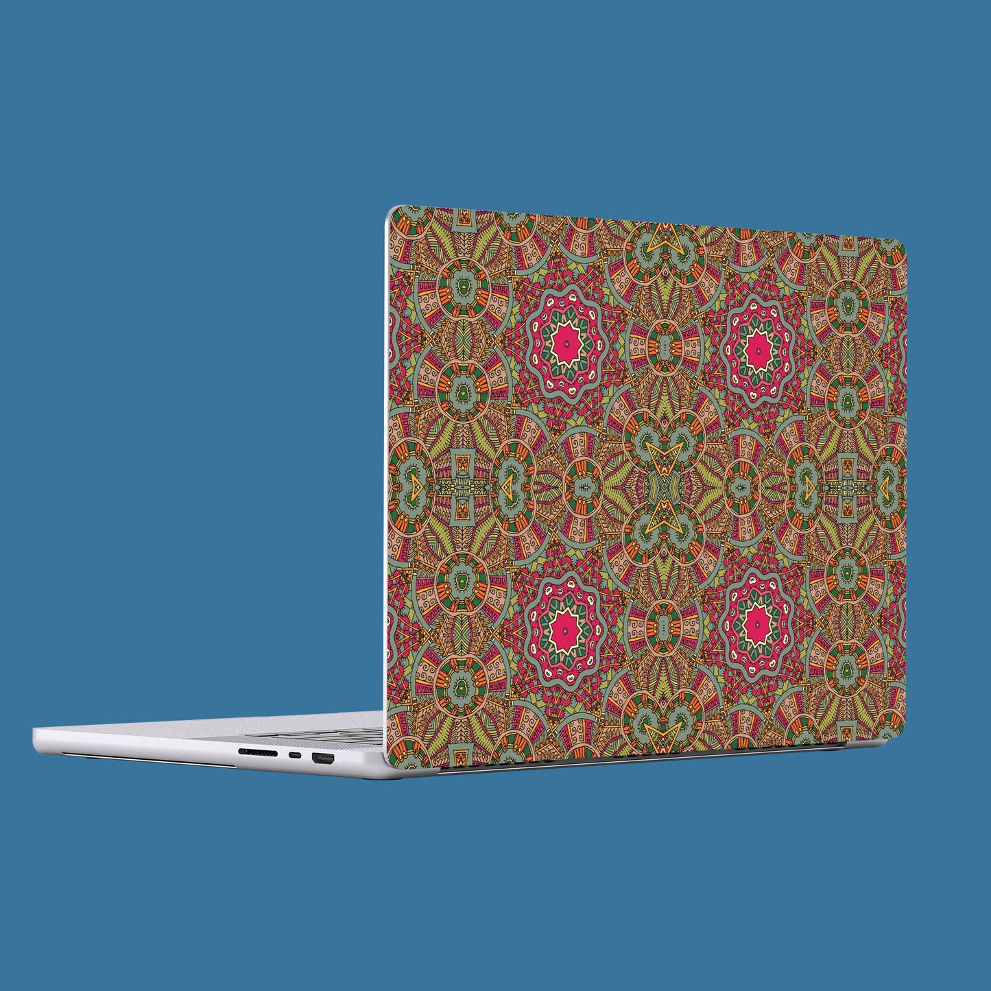 Wrapie Handblock Printed Pattern Laptop Skin