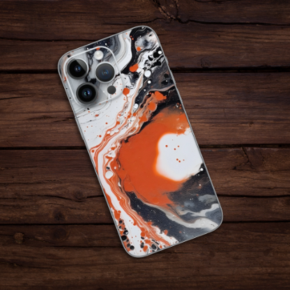 Wrapie Retro Marble Art Mobile Skin