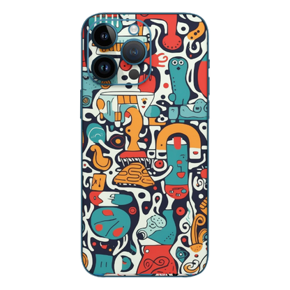 Wrapie Abstract Graffiti Mobile Skin