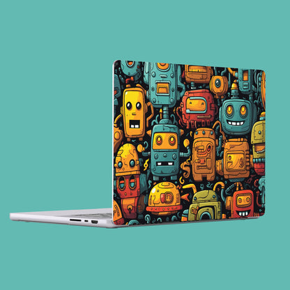 Wrapie Robot Jigsaw Abstract Laptop Skin