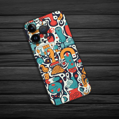 Wrapie Abstract Graffiti Mobile Skin