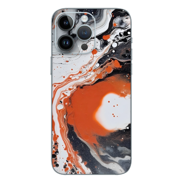 Wrapie Retro Marble Art Mobile Skin