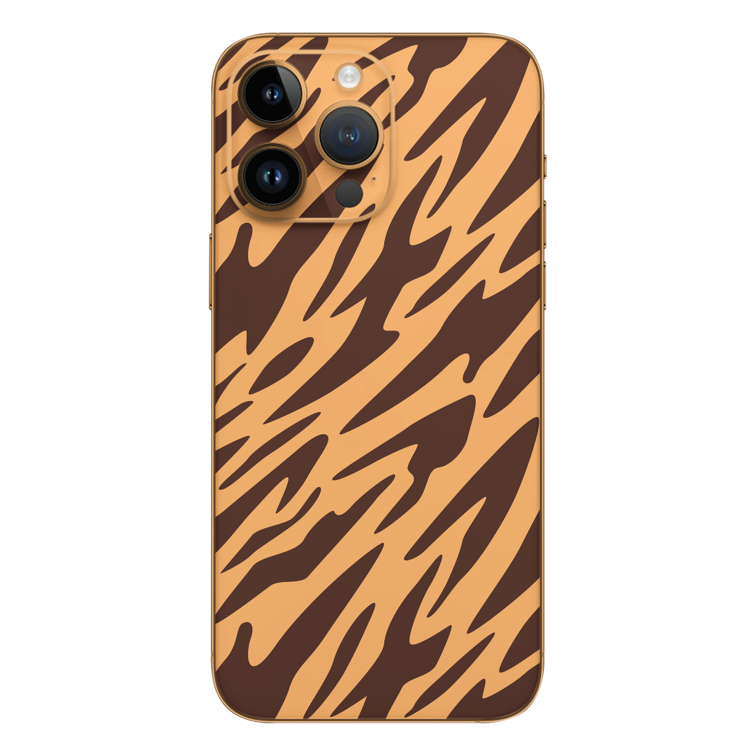 Wrapie Camo Brown Textured Mobile Skin